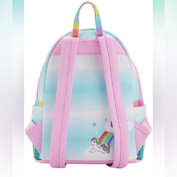 NWT Loungefly My Little Pony Castle with Drawbridge mini backpack - Picture 3 of 6